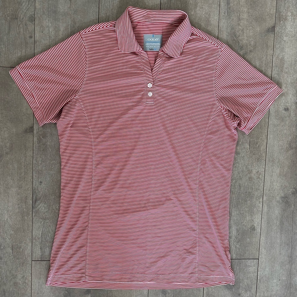 OOBE Hydrochill Short Sleeve Polo Shirt Women’s size medium Golf athletic tennis - Picture 2 of 15